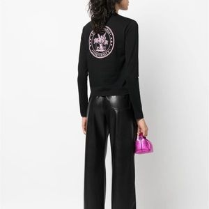 PALM ANGELS LOGO PRINTED LONG SLEEVE TEE